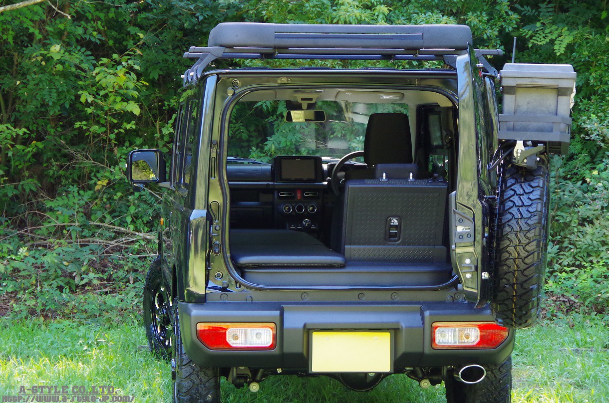 ジムニー/ジムニーシエラ 車中泊ベッドキットの運転席側のみ